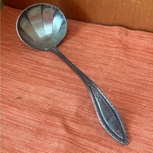 WM Rogers A1 Silver Plate Mystic-Coronet Pattern Casserole Serving Spoon